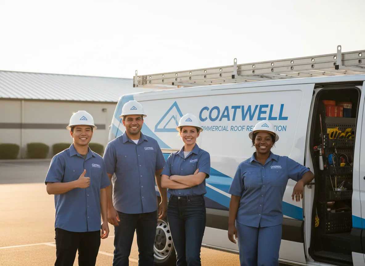 Commercial roof coating company in Baltic, CT